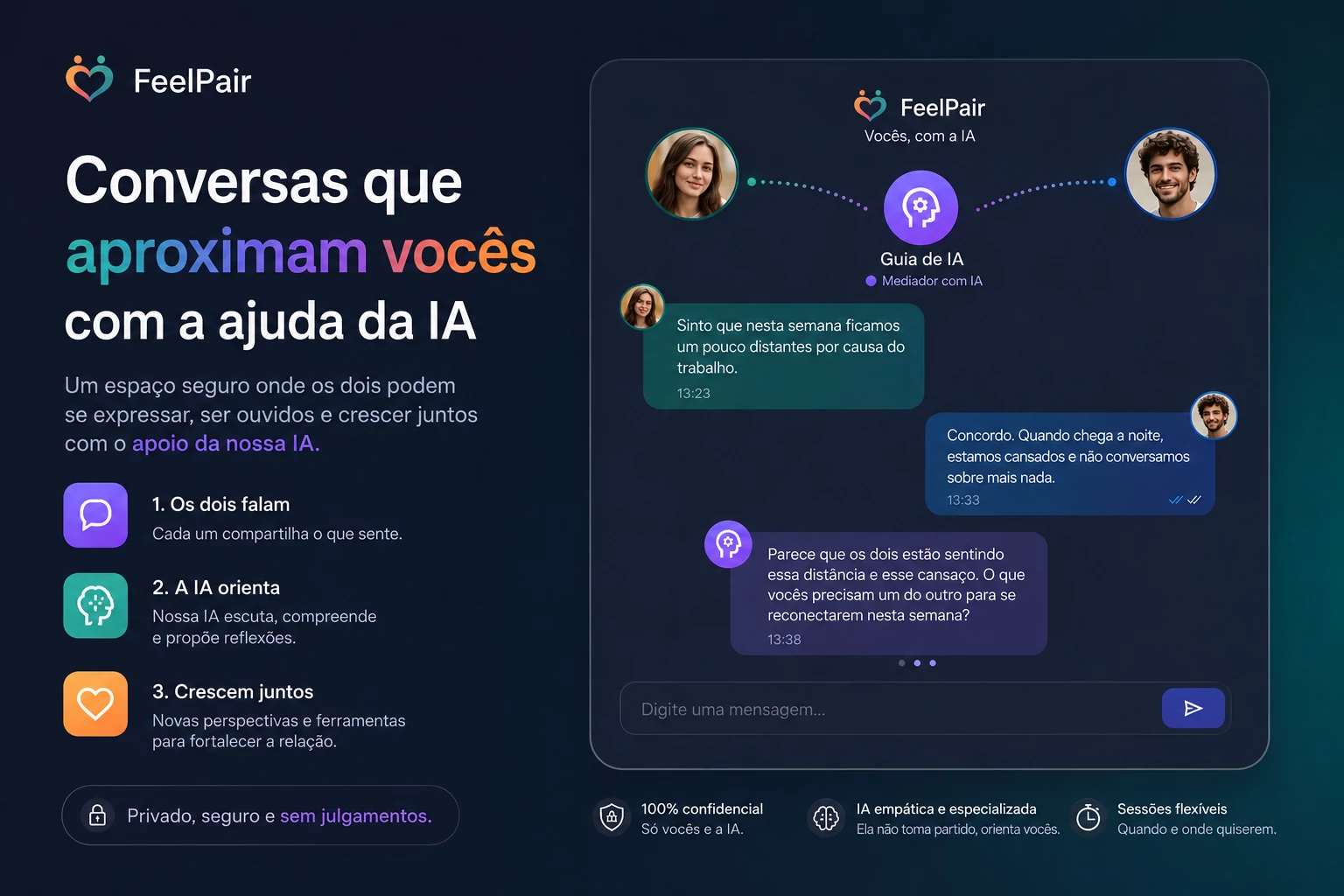 FeelPair - App de comunicação para casais com IA